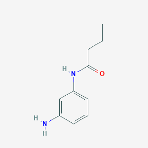 molecular formula C10H14N2O B091370 N-(3-氨基苯基)丁酰胺 CAS No. 93469-29-5