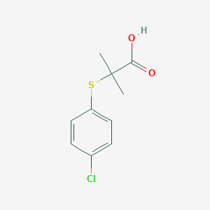 2-(4-chlorophenyl)sulfanyl-2-methylpropanoic acid