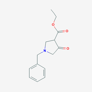molecular formula C14H17NO3 B091386 1-苄基-4-氧代吡咯烷-3-羧酸乙酯 CAS No. 1027-35-6