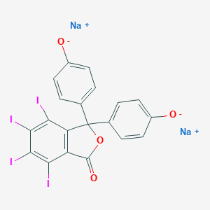 molecular formula C20H8I4Na2O4 B091398 Disodium;4-[4,5,6,7-tetraiodo-1-(4-oxidophenyl)-3-oxo-2-benzofuran-1-yl]phenolate CAS No. 128-72-3