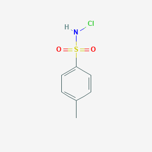molecular formula C7H8ClNO2S B091416 对甲苯磺酰氯胺 CAS No. 144-86-5