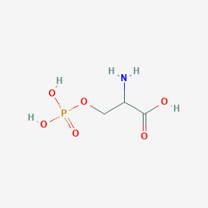 molecular formula C3H8NO6P B091419 dl-O-磷酸丝氨酸 CAS No. 17885-08-4