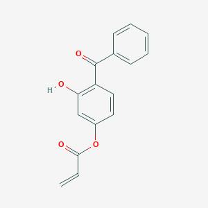molecular formula C16H12O4 B091420 4-Benzoyl-3-hydroxyphenyl acrylate CAS No. 15419-94-0