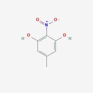 molecular formula C7H7NO4 B091431 5-Methyl-2-nitrobenzene-1,3-diol CAS No. 16533-36-1