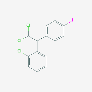 molecular formula C14H10Cl3I B091444 1-(2-Chlorophenyl)-1-(4-iodophenyl)-2,2-dichloroethane CAS No. 16608-69-8