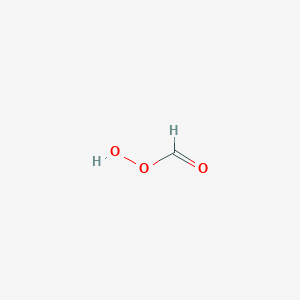 molecular formula CH2O3 B091509 Performic acid CAS No. 107-32-4
