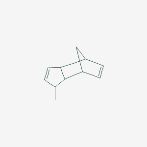 molecular formula C11H14 B091569 1-Methyl-3a,4,7,7a-tetrahydro-1H-4,7-methanoindene CAS No. 16327-42-7