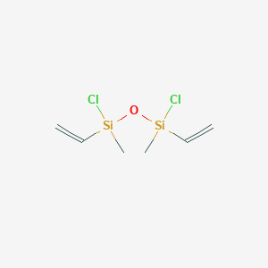 molecular formula C6H12Cl2OSi2 B091593 1,3-二氯-1,3-二甲基-1,3-二乙烯基二硅氧烷 CAS No. 15948-19-3