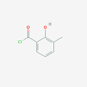 molecular formula C8H7ClO2 B091643 2-Hydroxy-3-methylbenzoyl chloride CAS No. 15198-07-9