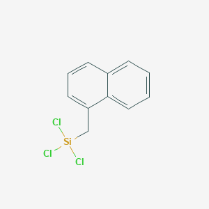 molecular formula C11H9Cl3Si B091646 (1-萘甲基)三氯硅烷 CAS No. 17998-59-3