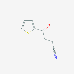 molecular formula C8H7NOS B091653 4-Oxo-4-thiophen-2-ylbutanenitrile CAS No. 17960-38-2