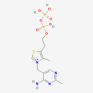 molecular formula C12H19N4O7P2S+ B091667 Thiamine diphosphate CAS No. 136-08-3