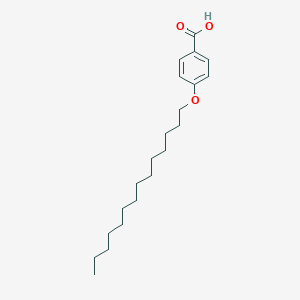 molecular formula C21H34O3 B091668 4-(十四烷氧基)苯甲酸 CAS No. 15872-46-5