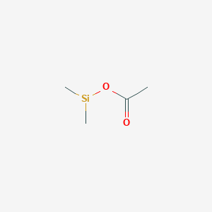 molecular formula C4H9O2Si B091689 二甲基乙酰氧基硅烷 CAS No. 18243-23-7