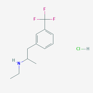 molecular formula C12H17ClF3N B091727 芬氟拉明盐酸盐 CAS No. 16105-77-4