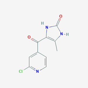 B009173 4-(2-Chloropyridine-4-carbonyl)-5-methyl-1,3-dihydroimidazol-2-one CAS No. 101184-13-8