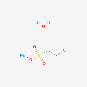 molecular formula C2H6ClNaO4S B091738 2-氯乙烷磺酸钠一水合物 CAS No. 15484-44-3