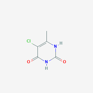 molecular formula C5H5ClN2O2 B091756 5-Chloro-6-méthyluracile CAS No. 16018-87-4