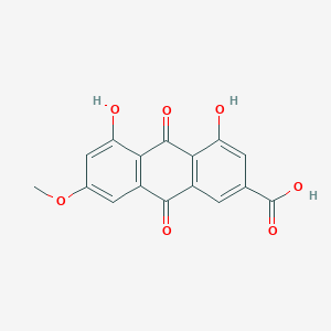 molecular formula C16H10O7 B091771 帕瑞汀酸 CAS No. 17636-18-9