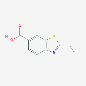molecular formula C10H9NO2S B091787 2-乙基-1,3-苯并噻唑-6-羧酸 CAS No. 17142-85-7