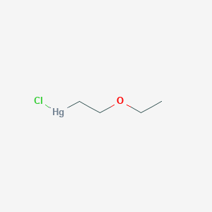 molecular formula C4H9ClHgO B091825 chloro(2-ethoxyethyl)mercury CAS No. 124-01-6