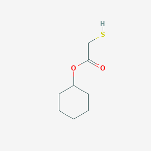 molecular formula C8H14O2S B091839 环己基巯基乙酸 CAS No. 16849-98-2