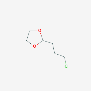 molecular formula C6H11ClO2 B091844 2-(3-Chloropropyl)-1,3-dioxolane CAS No. 16686-11-6