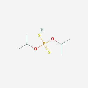 molecular formula C6H15O2PS2 B091852 O,O-二异丙基二硫代磷酸酯 CAS No. 107-56-2