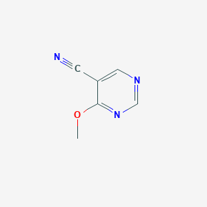 molecular formula C6H5N3O B091859 4-甲氧基嘧啶-5-碳腈 CAS No. 16357-77-0