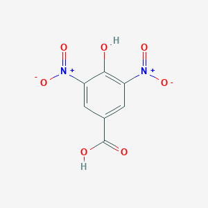 molecular formula C7H4N2O7 B091864 4-羟基-3,5-二硝基苯甲酸 CAS No. 1019-52-9