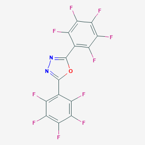B091878 1,3,4-Oxadiazole, 2,5-bis(pentafluorophenyl)- CAS No. 16184-59-1