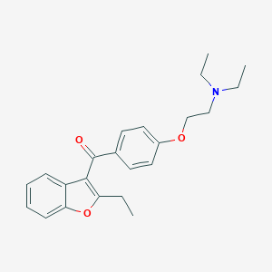 molecular formula C23H27NO3 B091926 Etabenzarone CAS No. 15686-63-2
