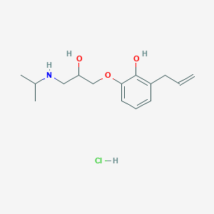 B091948 6-Allyl-2-[2-hydroxy-3-[(1-methylethyl)amino]propoxy]phenol hydrochloride CAS No. 16079-18-8