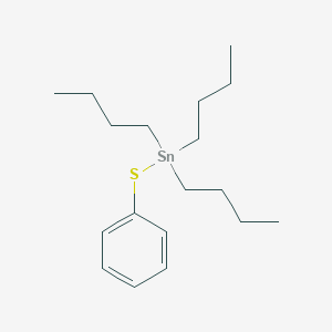 molecular formula C18H32SSn B091969 Tributyl(phenylsulfanyl)stannane CAS No. 17314-33-9