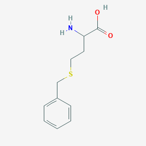 molecular formula C11H15NO2S B091986 2-Amino-4-(benzylthio)butanoic acid CAS No. 1017-76-1