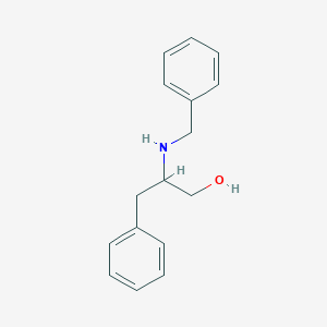molecular formula C16H19NO B009199 2-(Benzylamino)-3-phenylpropan-1-ol CAS No. 19881-90-4