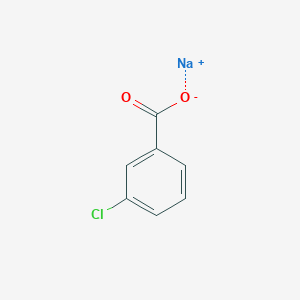 molecular formula C7H4ClNaO2 B091994 3-氯苯甲酸钠 CAS No. 17264-88-9