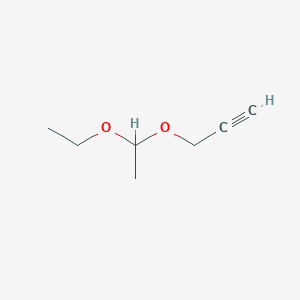 molecular formula C7H12O2 B092017 1-丙炔，3-(1-乙氧基乙氧基)- CAS No. 18669-04-0