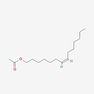 molecular formula C16H30O2 B092024 7-十四烯-1-醇，乙酸酯，(7Z)- CAS No. 16974-10-0