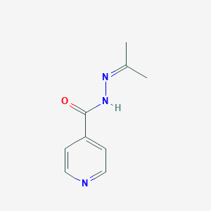 molecular formula C9H11N3O B092025 1'(Or 2')-(isopropylidene)isonicotinohydrazide CAS No. 4813-04-1