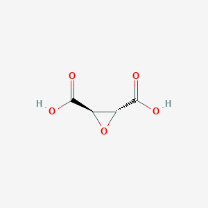molecular formula C4H4O5 B092029 反式-2,3-环氧琥珀酸 CAS No. 141-36-6