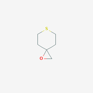 molecular formula C6H10OS B092038 1-氧杂-6-硫代螺[2.5]辛烷 CAS No. 185-73-9