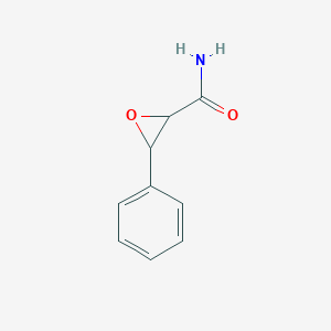 molecular formula C9H9NO2 B092064 Hydrocinnamamide, 2,3-epoxy- CAS No. 18538-53-9