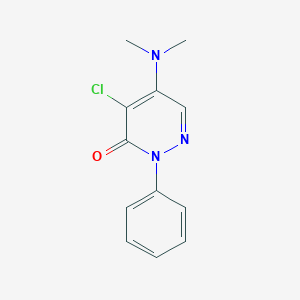 B092068 4-Chloro-5-(dimethylamino)-2-phenyl-3(2H)-pyridazinone CAS No. 3707-98-0