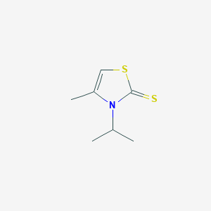 B092071 2(3H)-Thiazolethione,4-methyl-3-(1-methylethyl)-(9CI) CAS No. 16486-32-1