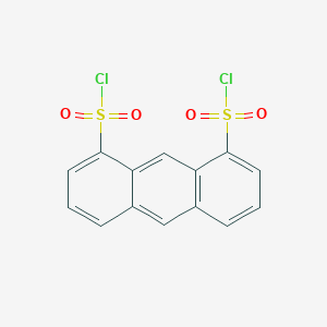 molecular formula C14H8Cl2O4S2 B092079 Anthracene-1,8-disulfonyl dichloride CAS No. 17408-00-3