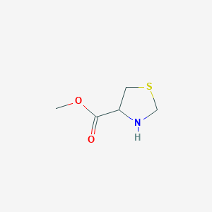 molecular formula C5H9NO2S B092080 甲基噻唑烷-4-羧酸酯 CAS No. 60667-24-5