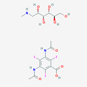 molecular formula C18H26I3N3O9 B092086 泛影葡胺 CAS No. 131-49-7