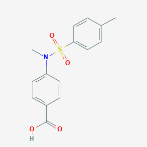 molecular formula C15H15NO4S B092091 4-{甲基[(4-甲苯基)磺酰基]氨基}苯甲酸 CAS No. 16879-68-8