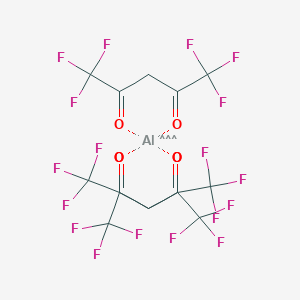 molecular formula C15H3AlF18O6 B092093 铝；(Z)-1,1,1,5,5,5-六氟-4-氧代戊-2-烯-2-醇盐 CAS No. 15306-18-0